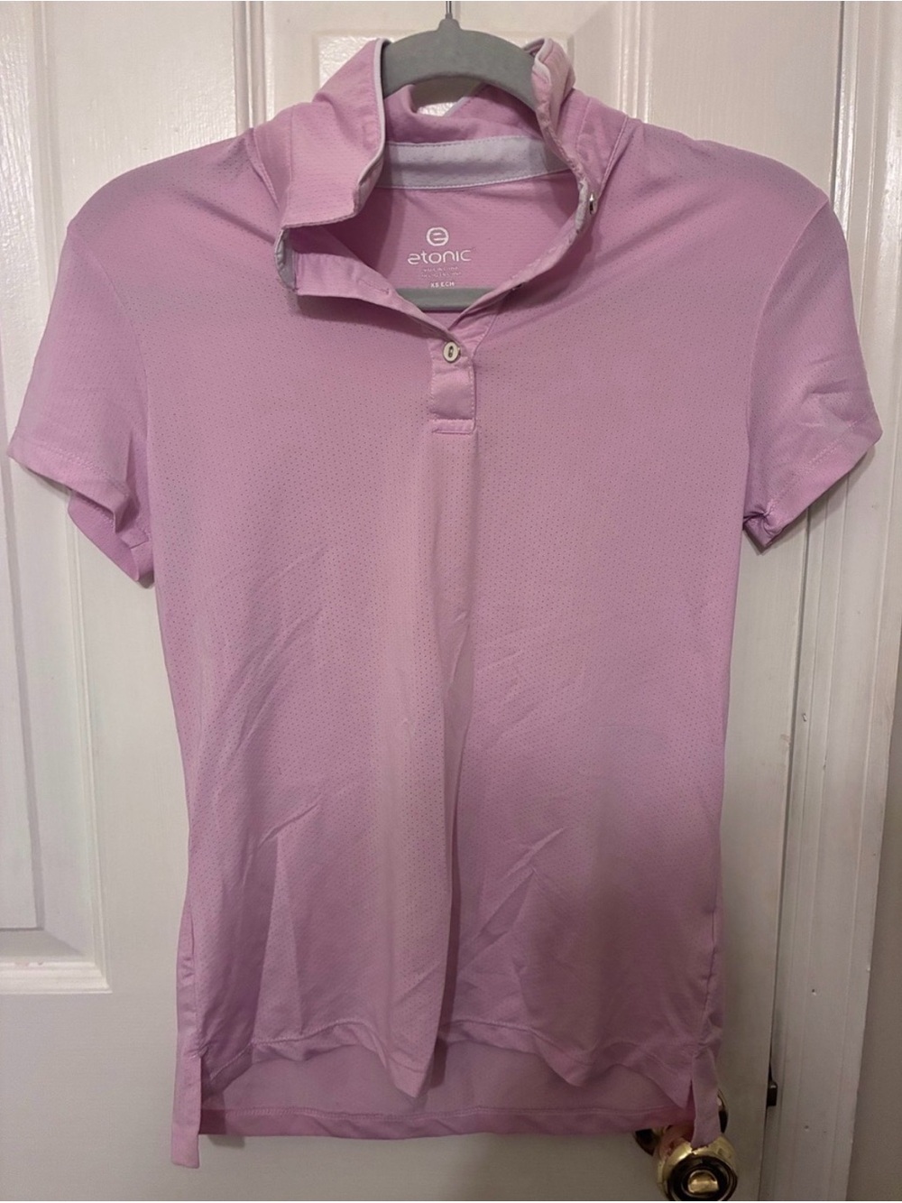 Etonic Women’s Pink Short Sleeve Polo Shirt